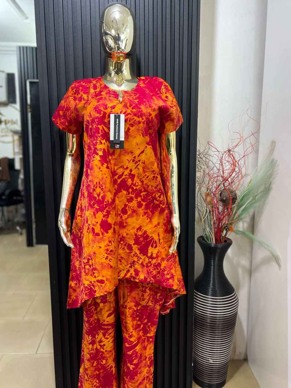 Trouser & Top (African print) 